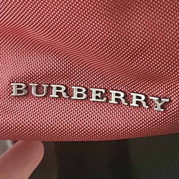 EUC BURBERRY BACKPACK IN RED - Picture 6 of 10
